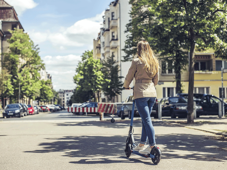 Electric scooter accident compensation claim